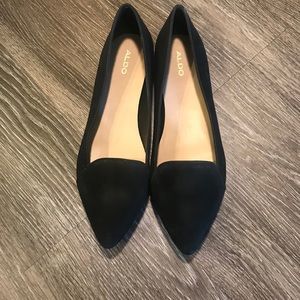 New Black Aldo Flats-Size 9